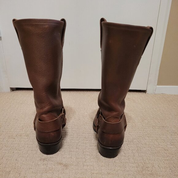 Frye Harness Boot - Gold - Women's Size 9 - Picture 15 of 16